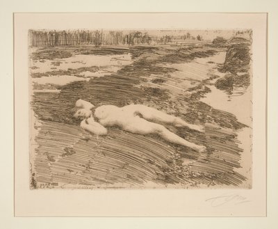 Kumlarda by Anders Leonard Zorn