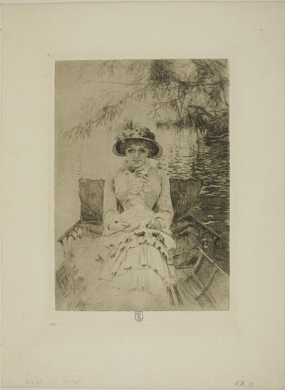 Thames üzerinde by Anders Leonard Zorn