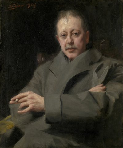 Bir Adamın Portre Çalışması by Anders Leonard Zorn