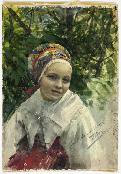 Bir Kızın Portresi by Anders Leonard Zorn