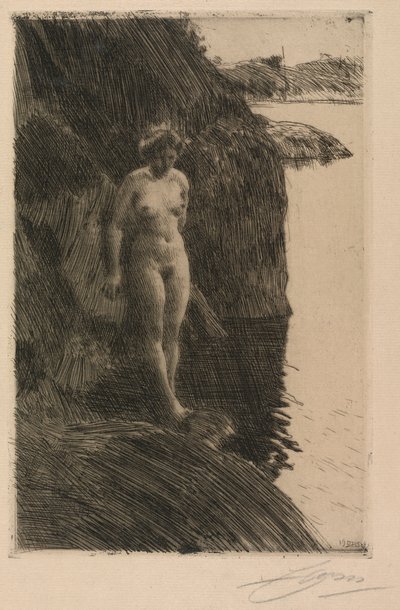 uçurum by Anders Leonard Zorn