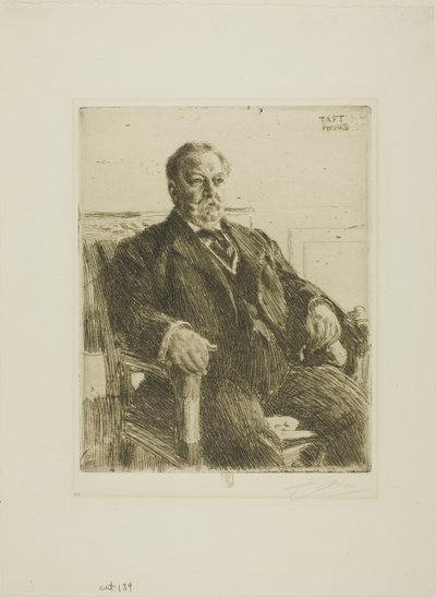 Başkan William H. Taft by Anders Leonard Zorn