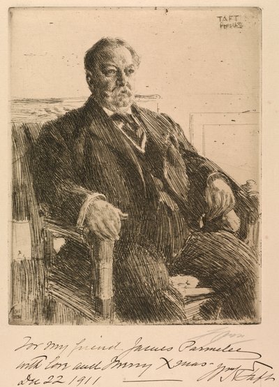 Başkan William Howard Taft by Anders Leonard Zorn