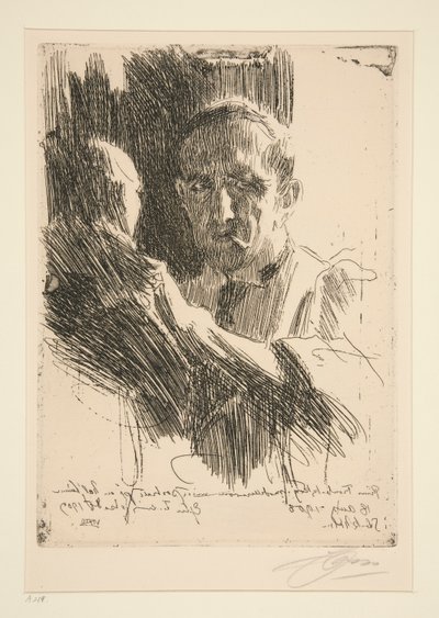 Prens Paul Troubetzköy II by Anders Leonard Zorn