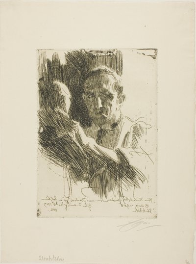 Prens Paul Troubetzköy II (Büst) by Anders Leonard Zorn