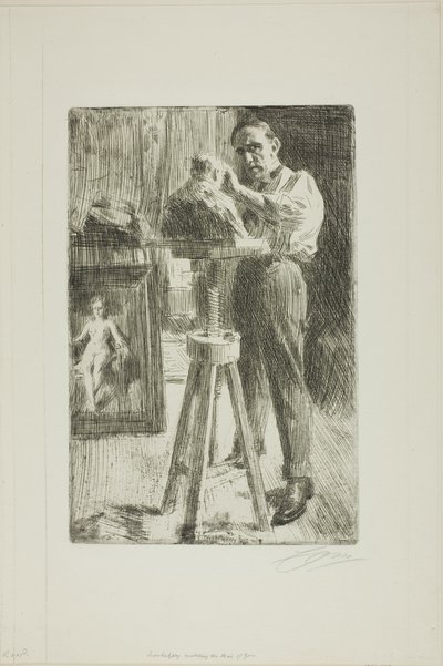 Prens Paul Troubetzköy I (Tüm uzunluk) by Anders Leonard Zorn