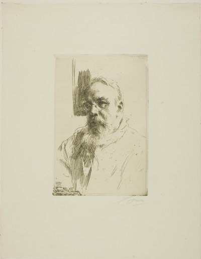 Profesör John Berg by Anders Leonard Zorn