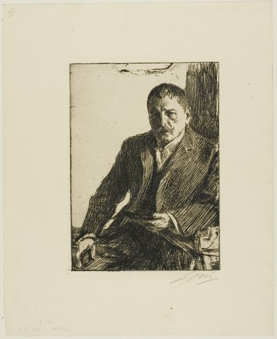 Otoportre 1904 II by Anders Leonard Zorn
