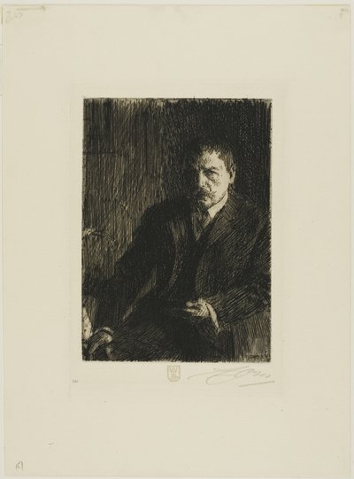 Otoportre 1904 I by Anders Leonard Zorn