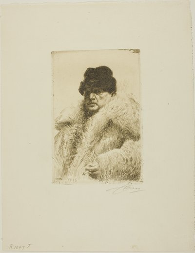 Otoportre 1916 by Anders Leonard Zorn