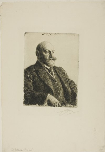 Sör Ernest Cassel by Anders Leonard Zorn