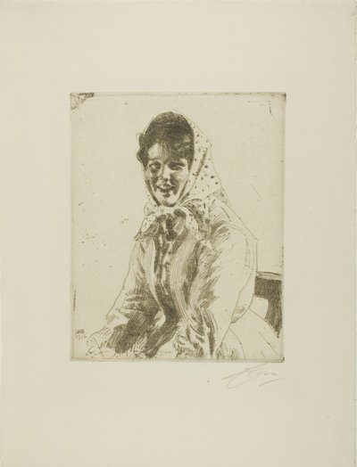 Skerikulla (Bir Skeri Kız) by Anders Leonard Zorn