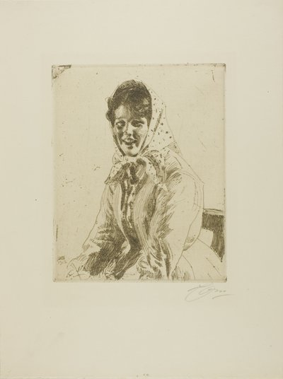 Skerikulla (Bir Skeri Kız) by Anders Leonard Zorn