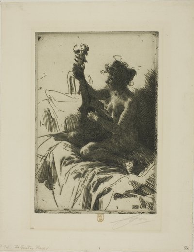 Hatıra veya Gitar by Anders Leonard Zorn
