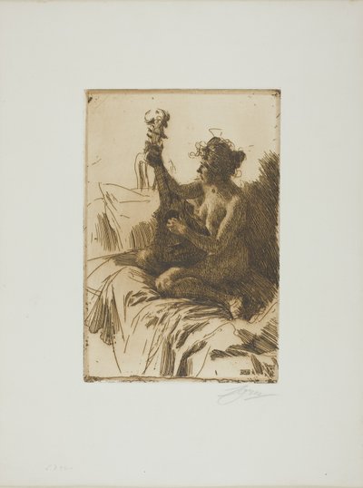 Hatıra veya Gitar by Anders Leonard Zorn