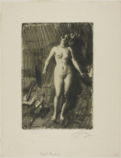 Ayakta Model by Anders Leonard Zorn