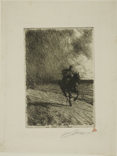 Fırtına by Anders Leonard Zorn