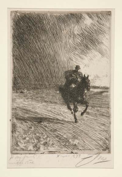 Fırtına by Anders Leonard Zorn