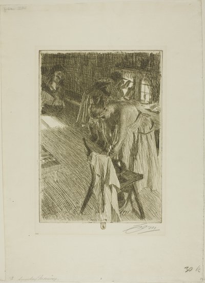 Pazar sabahı by Anders Leonard Zorn