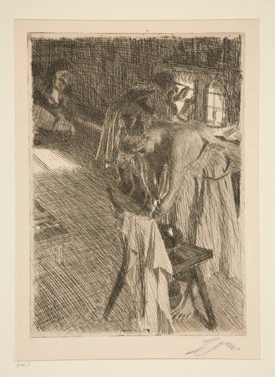 Pazar sabahı by Anders Leonard Zorn