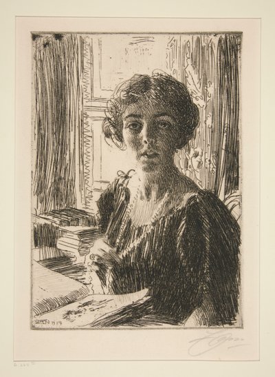 İsveç Veliaht Prensesi Margaret by Anders Leonard Zorn