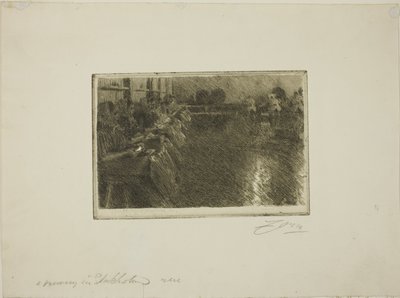 Büyük Bira Fabrikası by Anders Leonard Zorn