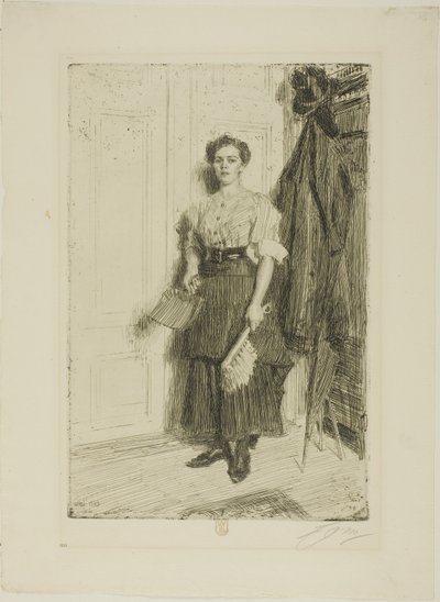 yeni hizmetçi by Anders Leonard Zorn