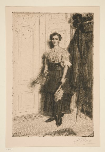 yeni hizmetçi by Anders Leonard Zorn