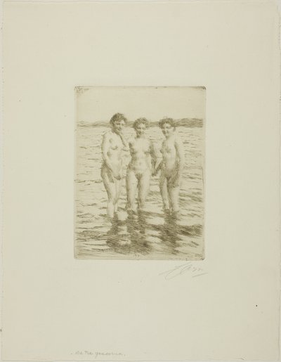 Üç Güzeller by Anders Leonard Zorn