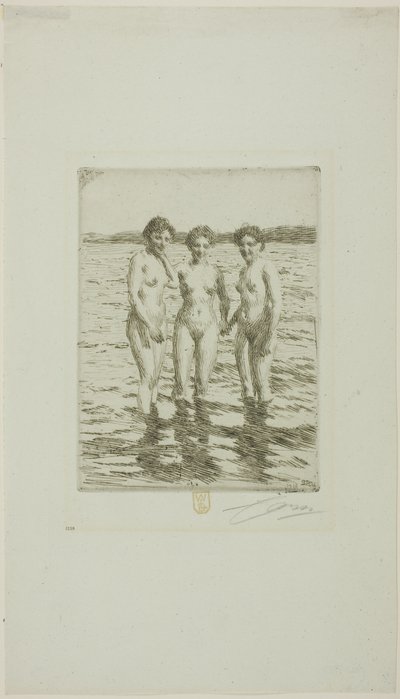 Üç Güzeller by Anders Leonard Zorn