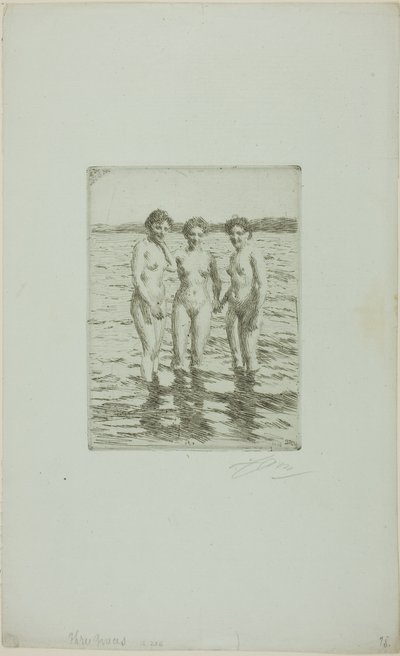 Üç Güzeller by Anders Leonard Zorn