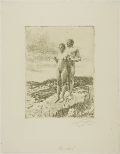 İki by Anders Leonard Zorn