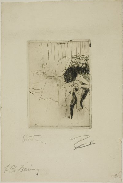 yorgun model by Anders Leonard Zorn
