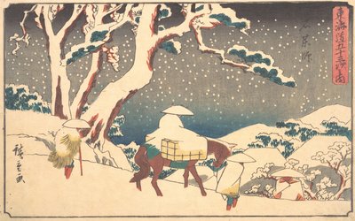 Gyosho Tokaido: İyi mi? 1842. , sivrisinek. 1842. by Ando Hiroshige