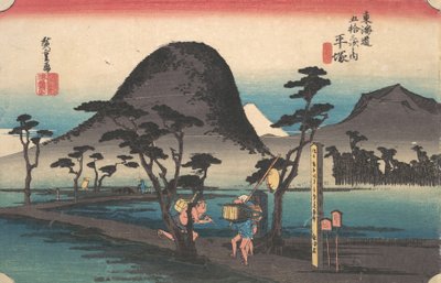Hiratsuka, sırtın derecesi, değil mi? 1834. , sivrisinek. 1834. by Ando Hiroshige