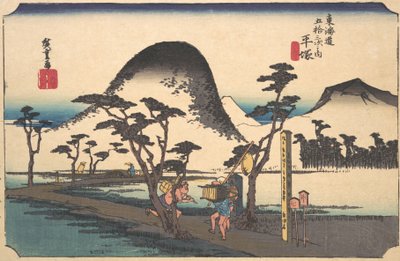 Hiratsuka, sırtın derecesi, değil mi? 1834. , sivrisinek. 1834. by Ando Hiroshige