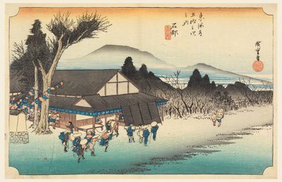 Ishibe (Sato Megawa), üye Tefi fty-Thre S ve diğerleri s ofte şehir derecesi daha düşük d sesi (şehir derecesi ana dağ eklemi) by Ando Hiroshige