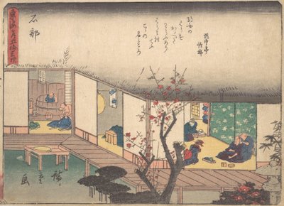 Ishibe, ca. 1838., yaklaşık 1838. by Ando Hiroshige