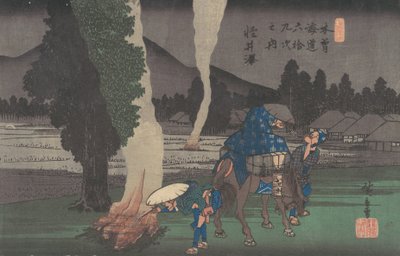 Karuizawa mı? 1835 by Ando Hiroshige