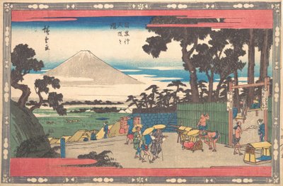 Meguro Gionino Zekat. by Ando Hiroshige