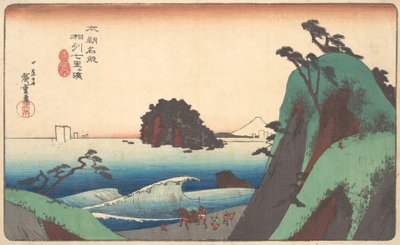 Kaba aşkına, Shchi Ri ga Hama? 1830. , sivrisinek. 1830. by Ando Hiroshige