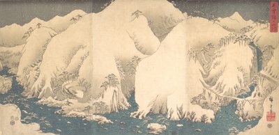 Kardaki Kiso Dağları, Yılanın 8. ayı tarihli..., Yılan yılının 8. ayı, 1857. by Ando Hiroshige