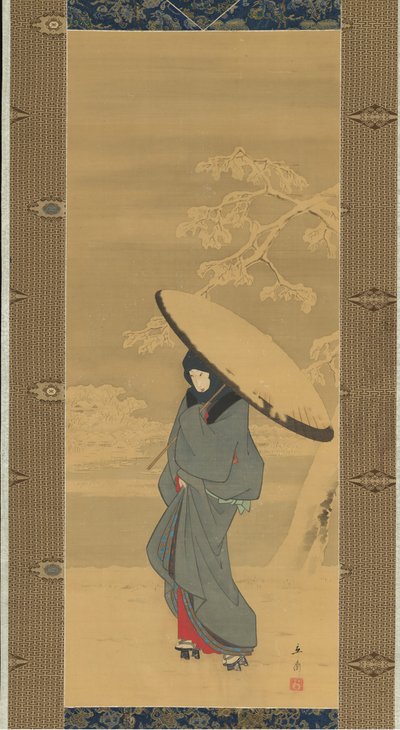 Karda Yürüyen Kadın, 1840
