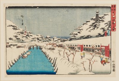 DBock p Hayashi t-Shiba Akabane no Yuki, 1797-1858 by Ando Hiroshige