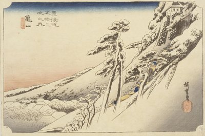 Kar Yağışından Sonra Açık Hava, 1834 by Ando or Utagawa Hiroshige