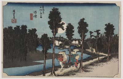 alacakaranlık by Ando or Utagawa Hiroshige