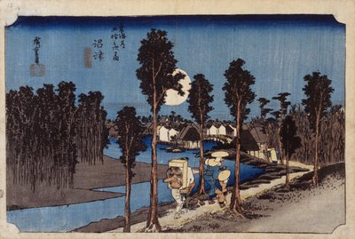 Numazu'da Alacakaranlık Sahnesi, #13 (tahta baskı) by Ando or Utagawa Hiroshige