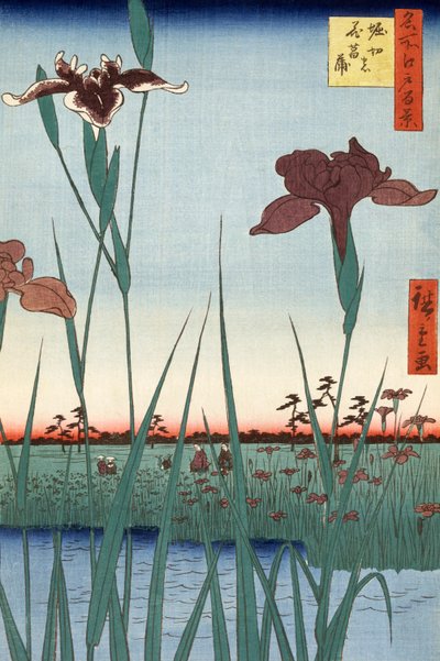 Horikiri s is r Den by Hiroshige Utagawa by Ando or Utagawa Hiroshige