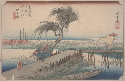 Mie Nehri by Ando or Utagawa Hiroshige