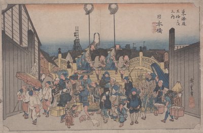 sabah sahnesi by Ando or Utagawa Hiroshige